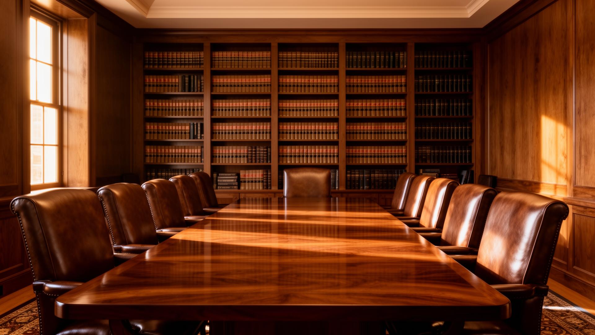 The Fischer Law conference room in Mesa, Arizona